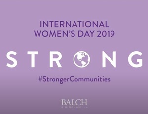 Balch International Women's Day Video | Intro Graphic