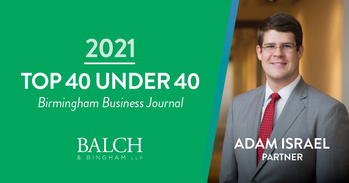 Adam Israel | Top 40 Under 40 | Birmingham Business Journal 2021 