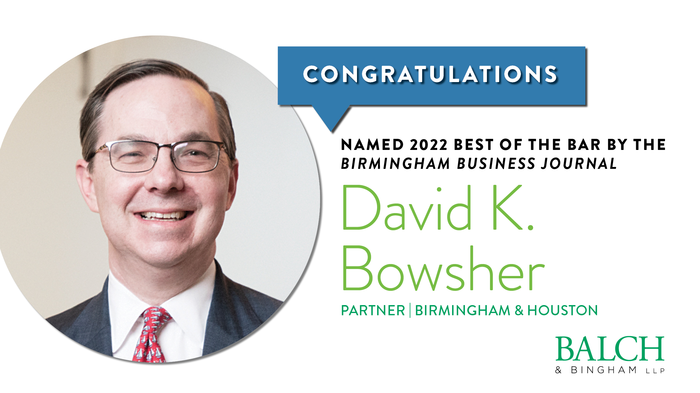 David K. Bowsher | Best of the Bar | Birmingham Business Journal 