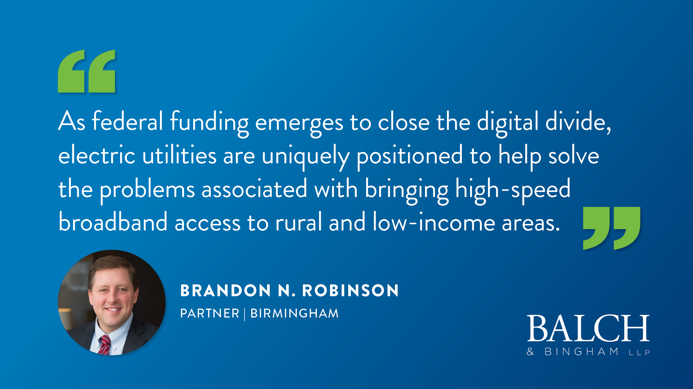 Brandon N. Robinson Energy Bar Association Balch & Bingham LLP