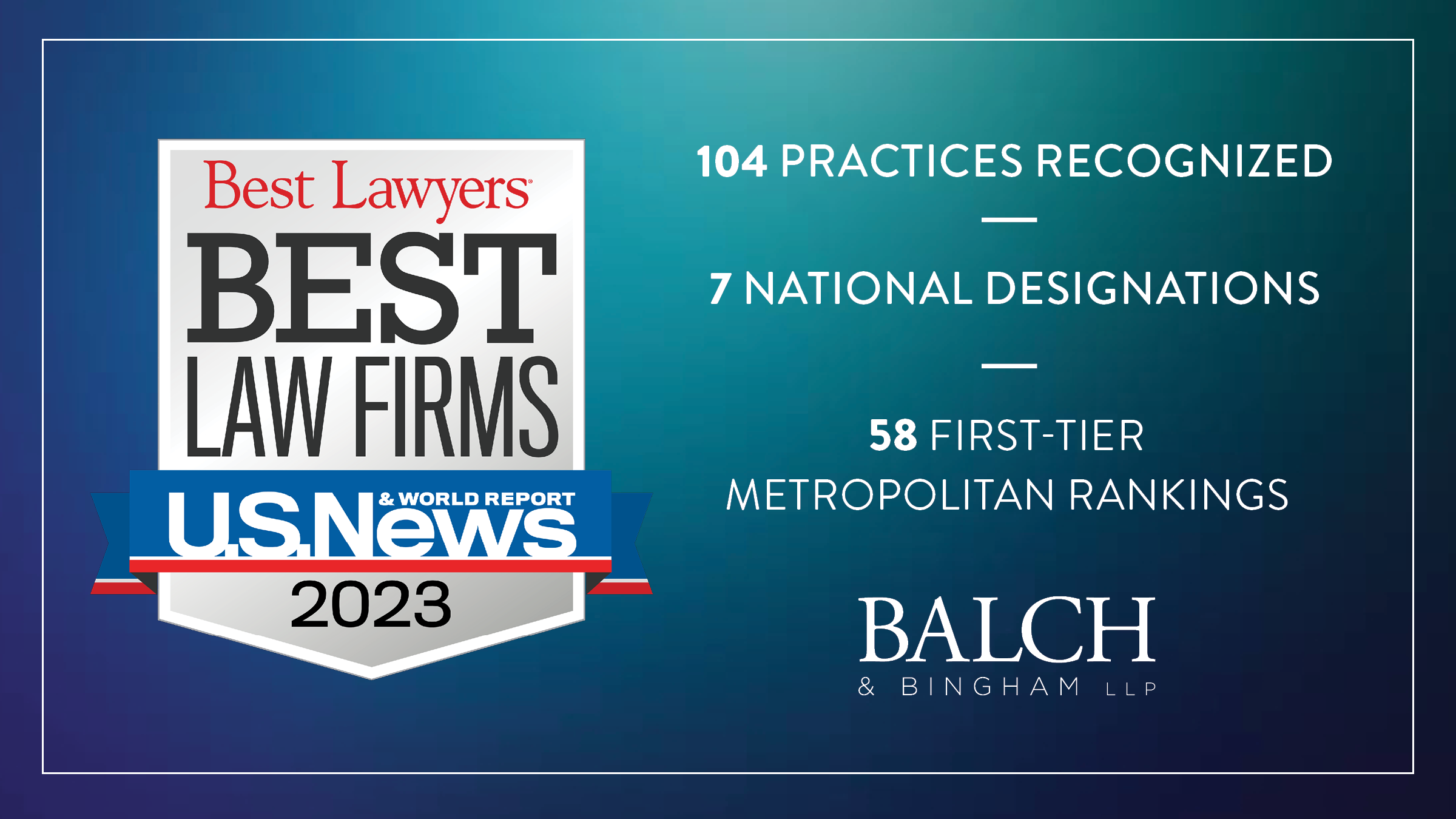 104 Balch Bingham Practices Recognized In U S News Best Lawyers 104 Balch Bingham Practices Recognized In U S News Best Lawyers