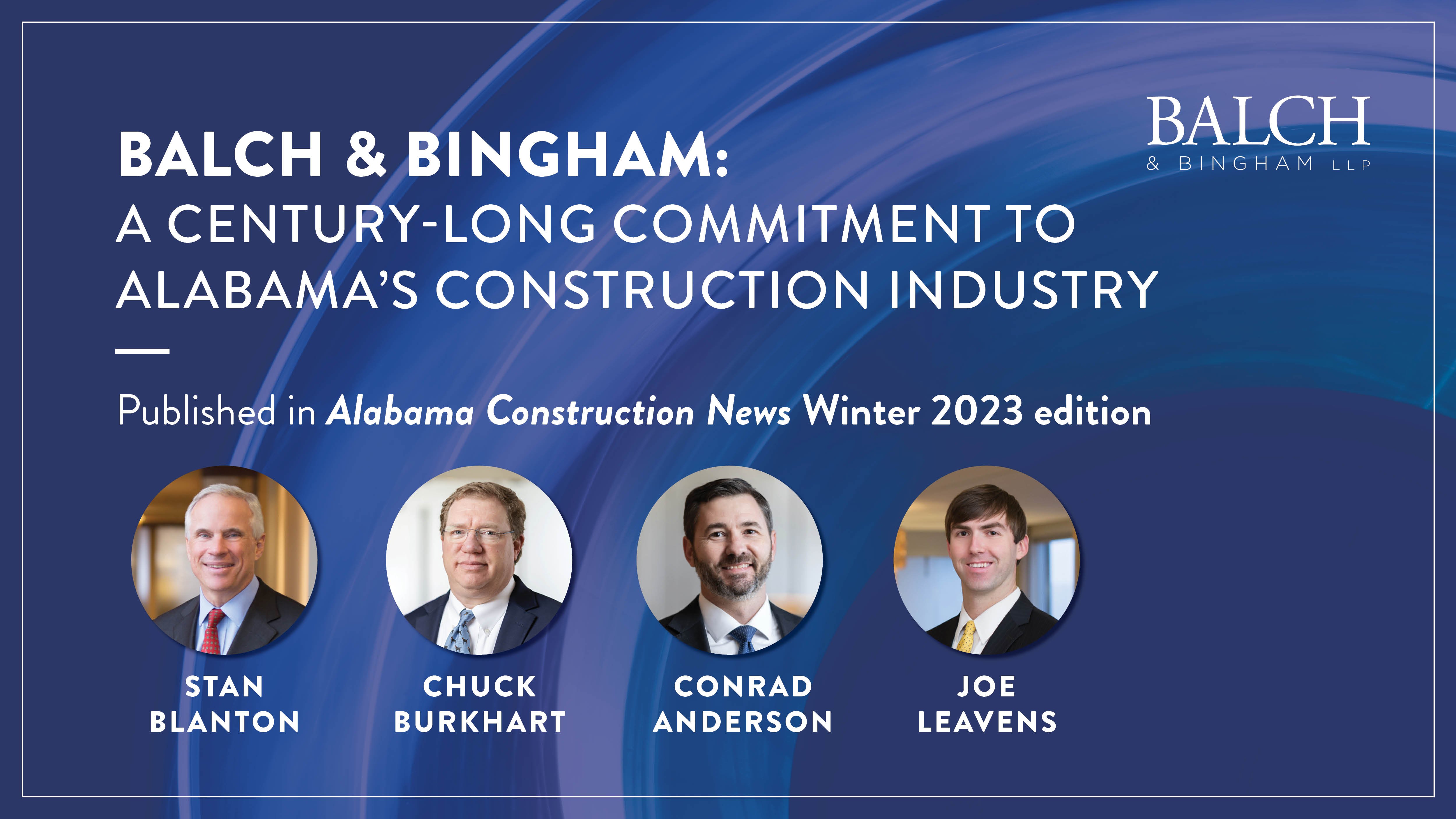 Alabama Construction News highlights Balch & Bingham’s CenturyLong